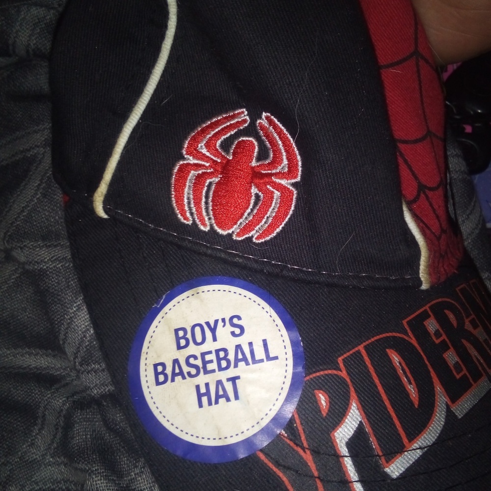 Boys cap spiderman
